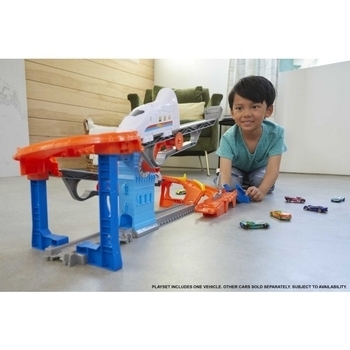 Ігровий набір Hot Wheels Гонки на залізниці (GRW38) - Pampik - 8