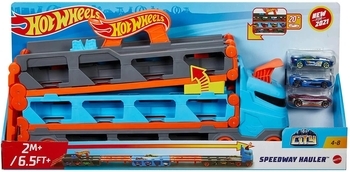 Грузовик-транспортер Hot Wheels Супергонки (GVG37) - Pampik - 8