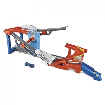 Ігровий набір Hot Wheels Гонки на залізниці (GRW38) - Pampik