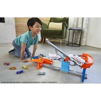 Ігровий набір Hot Wheels Гонки на залізниці (GRW38) - Pampik - 7