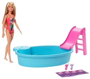 Ігровий набір Barbie Розваги біля басейну (GHL91) - Pampik