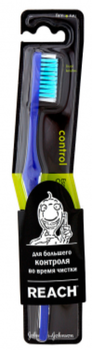 Зубна щітка Reach Control середня, синій - Pampik