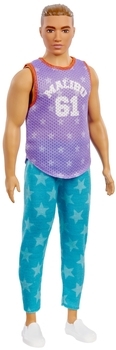 Лялька Barbie Кен "Модник" в майці Малібу (GRB89) - Pampik - 2