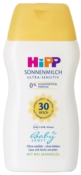 Подарок. Детское солнцезащитное молочко HiPP Babysanft SPF 30, 50 мл - Pampik