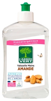 Концентрированый гель для мытья посуды L’Аrbre Vert Миндаль, 500 мл - Pampik