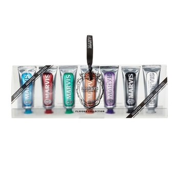 Подарунковий набір зубних паст Marvis Flavour Collection, 7х25 мл - Pampik