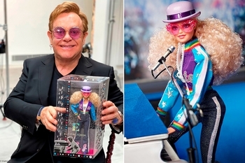 Колекційна лялька Barbie серії "Елтон Джон" (GHT52) - Pampik - 4