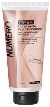 Маска для додання блиску Numero Bellmar Impero Illuminating Mask With Precious Oils, із цінними оліями, 300 мл - Pampik