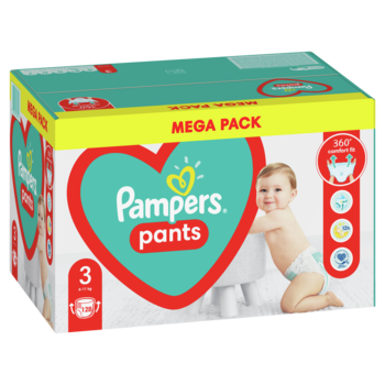 Набір підгузків-трусиків Pampers Pants 3 (6-11 кг), 256 шт. (2 уп. по 128 шт.) - Pampik - 3