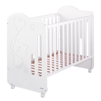 Ліжечко Micuna Sweet Globito White, 120х60 см, білий (SWEET GLOBITO WHITE) - Pampik