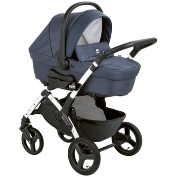 Універсальна коляска 3 в 1 Cam Dinamico UP Smart, рама біла, темно-синій (897T/V95/990/842K) - Pampik