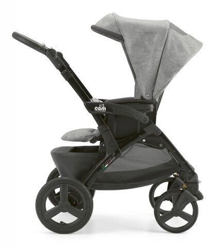 Універсальна коляска 3 в 1 Cam Dinamico UP Smart, рама біла, темно-синій (897T/V95/990/842K) - Pampik - 3