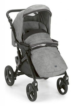 Універсальна коляска 3 в 1 Cam Dinamico UP Smart, рама чорна, темно-синій (897T/V90/990/842K) - Pampik - 2