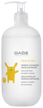 Міцелярна вода Babe Laboratorios Pediatric, для дитячої шкіри, 500 мл - Pampik
