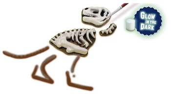 Набор SES Creative для создания гипсовой фигурки Ти-Рекс со скелетом (14206S) - Pampik - 3