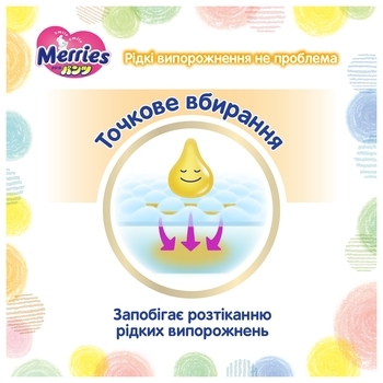Подгузники-трусики Merries L (9-14 кг), 56 шт. - Pampik - 9