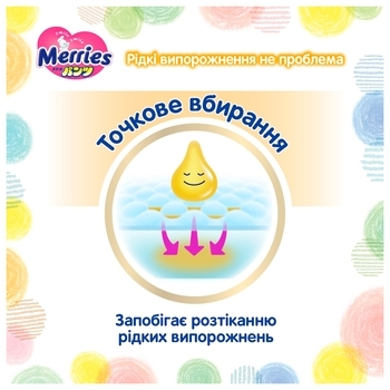 Підгузки-трусики Merries XL (12-22 кг), 24 шт. - Pampik - 8