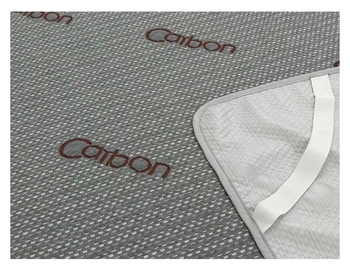 Наматрацник-поверхня Руно Carbon Аква-Стоп, на резинці, водонепроникний, 200х90 см, сірий (843Carbon) - Pampik - 5