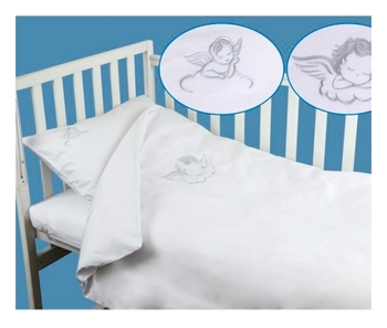 Комплект постельного белья Руно Ангелочек, сатин, белый (932.137ВУ_Ангелочек) - Pampik