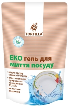 ЕКО Гель для миття посуду Tortilla, запаска, 500 мл - Pampik
