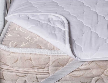 Силіконовий наматрацник на резинці Руно, 200х120, білий (699.04СУ) - Pampik