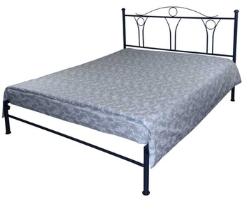 Простирадло Руно, бязь, 215х143 см, сірий (71.114Б_Сірий вензель) - Pampik