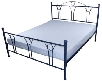 Простирадло Руно, бязь, 215х143 см, блакитний (71.114Б_Блакитна смужка) - Pampik