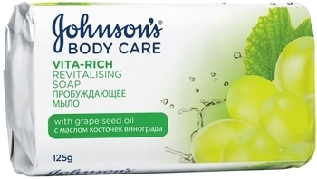 Мило Johnson`s® Body Care Vita Rich Пробуджувальне з олією виноградних кісточок, 125 г - Pampik