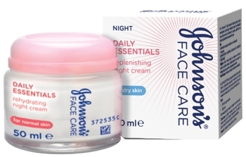 Нічний живильний крем Johnson`s® Daily Essentials для сухої шкіри, 50 мл - Pampik
