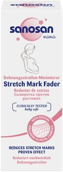 Сироватка від розтяжок і для підтягування шкіри Sanosan Mama, 75 мл - Pampik - 2