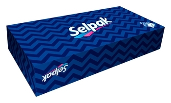 Серветки гігієнічні Selpak Максі, тришарові, 100 шт., в асортименті - Pampik