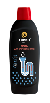 Гель для прочистки канализационных труб TURBOчист, 500 мл - Pampik