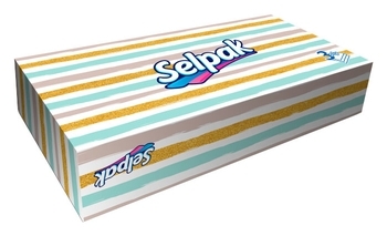 Серветки гігієнічні Selpak Максі, тришарові, 100 шт., в асортименті - Pampik - 3