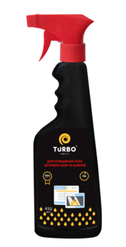 Средство для очистки стекол духовых шкафов и каминов TURBOчист, 450 мл - Pampik