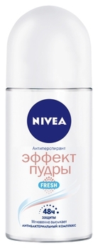 Дезодорант-антиперспирант Nivea Эффект пудры Fresh, шариковый, 50 мл - Pampik