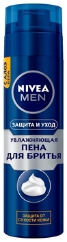 Увлажняющая пена для бритья Nivea Men Защита и уход, 200 мл - Pampik