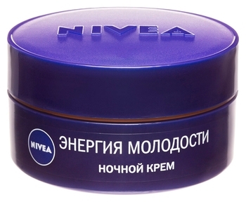 Нічний крем для обличчя Nivea Енергія молодості 65+, 50 мл - Pampik