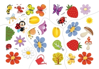 Перші розмальовки з кольоровим контуром і наліпками. Комахи - Pampik - 4