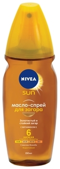 Масло-спрей для загара Nivea SPF 6, 150 мл - Pampik