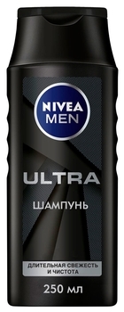 Шампунь Nivea Men Ultra, для чоловіків, 250 мл - Pampik
