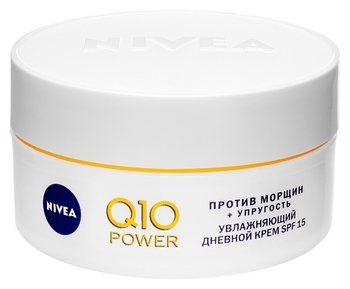 Крем для лица Nivea Увлажняющий дневной против морщин Q10 plus, 50 мл - Pampik