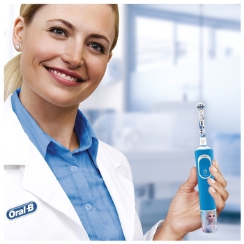 Електрична зубна щітка Oral-B Kids Крижане Серце - Pampik - 7