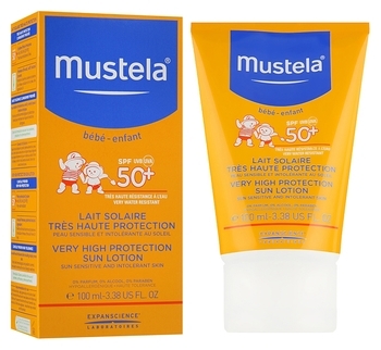 Сонцезахисний лосьйон Mustela з високим рівнем захисту SPF+50, 100 мл - Pampik - 3