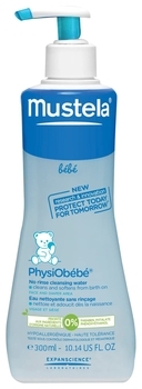 Очищувальна рідина для тіла Mustela PhysiObebe, 300 мл - Pampik