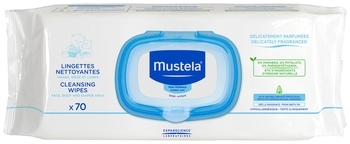 Вологі серветки Mustela bebe, 70 шт. - Pampik