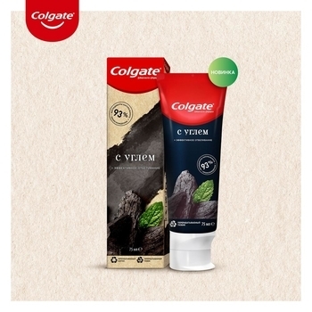Зубна паста з натуральними інгредієнтами Colgate Naturals Ефективне відбілювання з Вугіллям, 75 мл - Pampik - 9