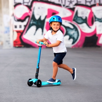 Шолом захисний Micro, р.52-56 см, M, темно-синій металік (AC2083BX) - Pampik - 7