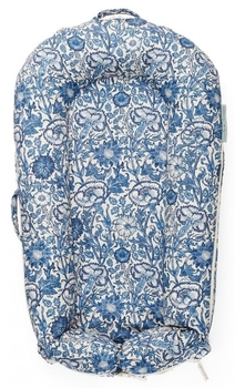 Матрац-кокон DockATot Deluxe + Pink & Rose, 0-8 міс., синій (EU10367) - Pampik