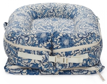 Матрац-кокон DockATot Deluxe + Pink & Rose, 0-8 міс., синій (EU10367) - Pampik - 3