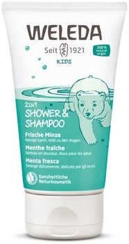 Шампунь-гель 2 в 1 Weleda М'ята, 150 мл - Pampik